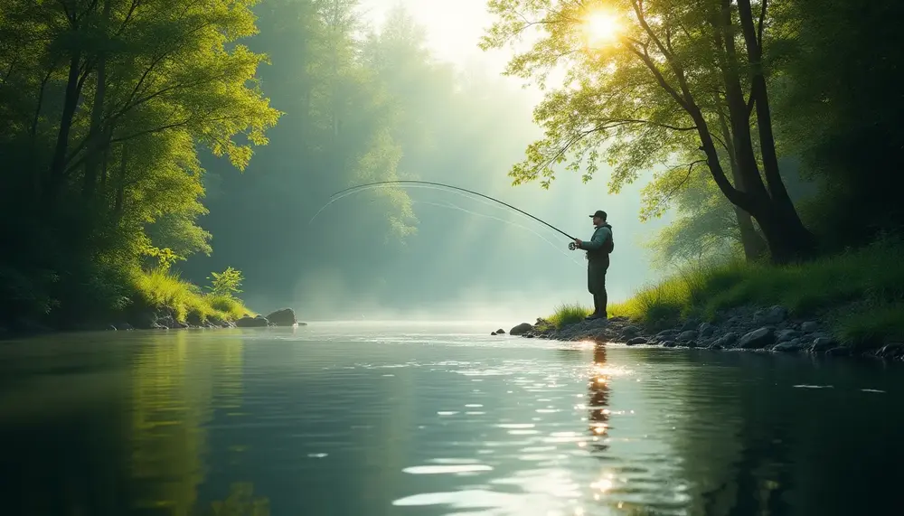 Die besten Gewässer für Fliegenfischen an der Lauter