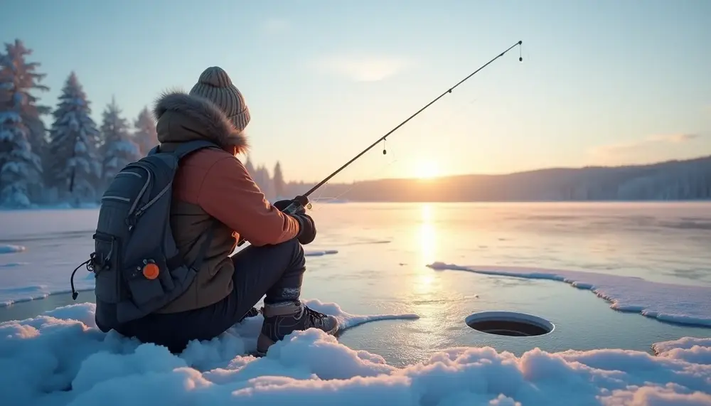 Grundlagen des Eisfischens: Warm bleiben und große Fische bei kalten Bedingungen fangen