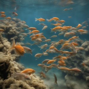 Verschiedene Perspektiven für dynamische Fischfotos